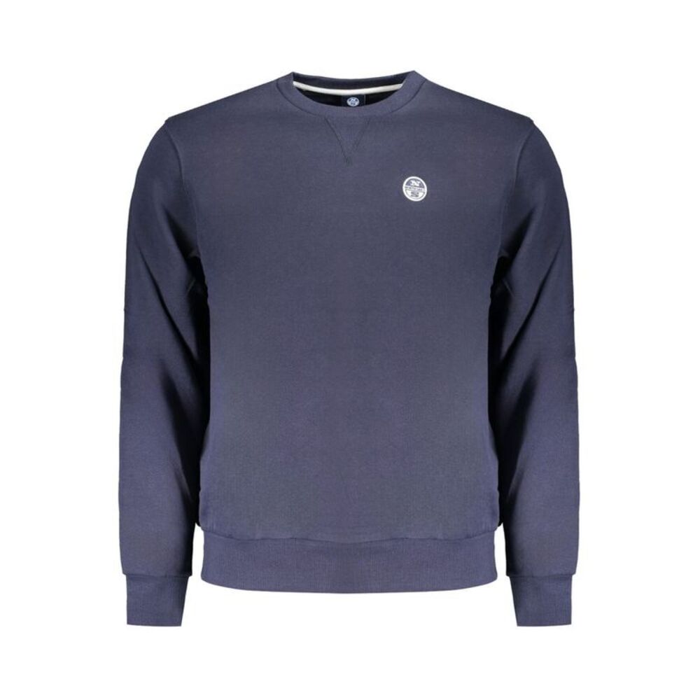 North Sails Blue Cotton Men Men's Sweater